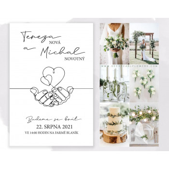 Svatební oznámení MINIMAL