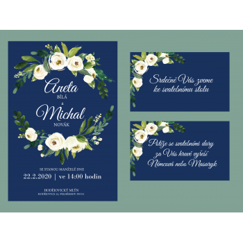 Svatební oznámení SAPPHIRE