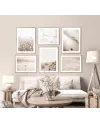 Sada plakátů PALE SAND picture wall