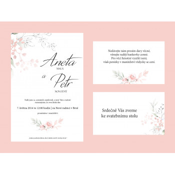 Svatební oznámení SIMPLE