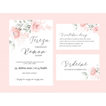 Svatební oznámení ROSES...