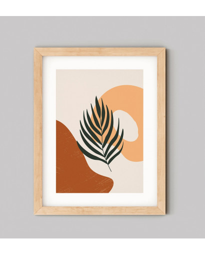 Plakát BROWN FLOWERS nr.3