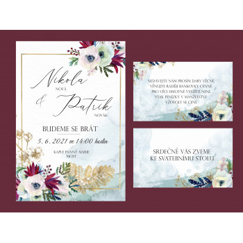 Svatební oznámení BOHO VIBES