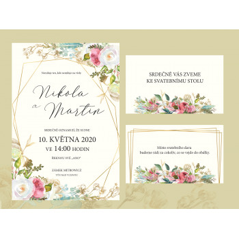 Svatební oznámení ROMANTIKA