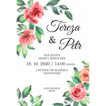 Svatební oznámení RUSTIKA