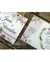 Svatební oznámení SWEET LILAC BOOK