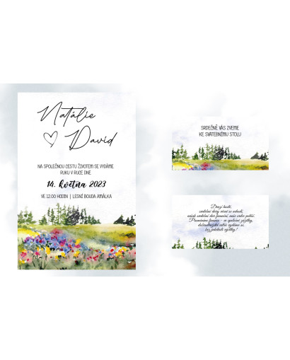 Svatební oznámení MEADOW