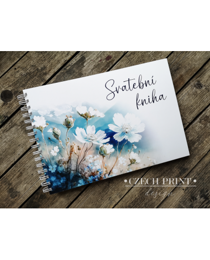 Svatební kniha | modré...