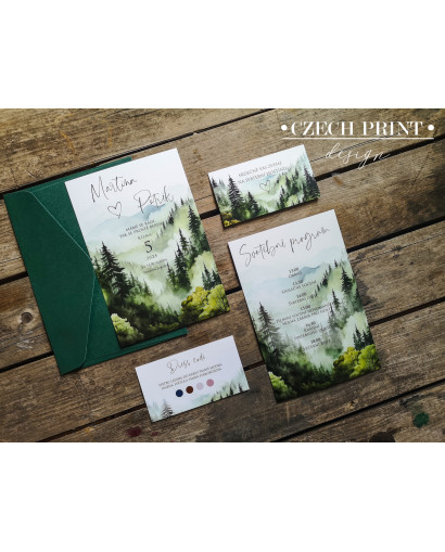 Svatební oznámení BESKYDY