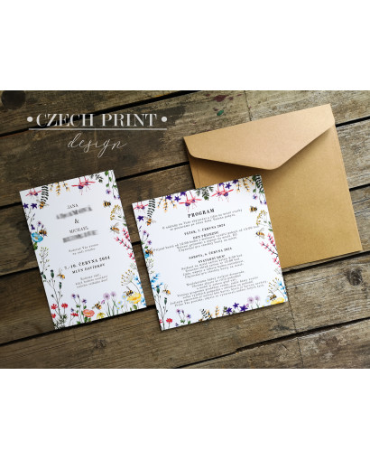 Svatební oznámení VČELKY