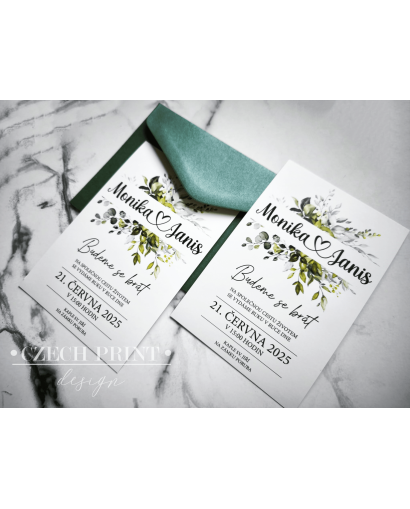 Svatební oznámení ROMANTIC...