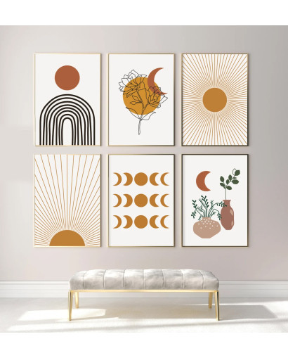 Sada plakátů BOHO ART