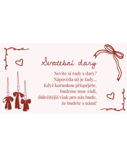 Svatební oznámení ITALIAN LOVE