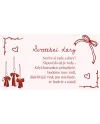 Svatební oznámení ITALIAN LOVE