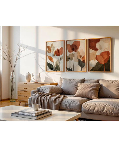 Sada plakátů ABSTRACT BROWN