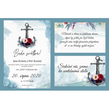 Svatební oznámení SAILORS...