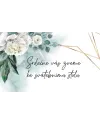 Svatební oznámení - SILVER PEONY