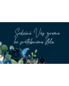 Svatební oznámení - MOODY BLUE