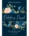 Svatební oznámení - MOODY BLUE