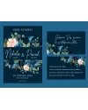 Svatební oznámení - MOODY BLUE