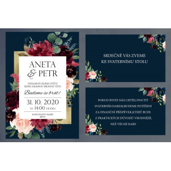 Svatební oznámení DARKEN