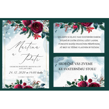 Svatební oznámení WINTER...