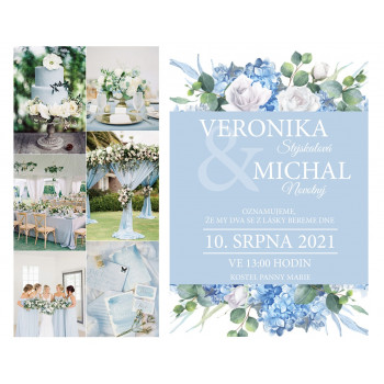 Svatební oznámení PURE