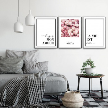 Sada plakátů LA VIE EST BELLE