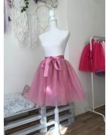 STARORŮŽOVÁ tylová sukně