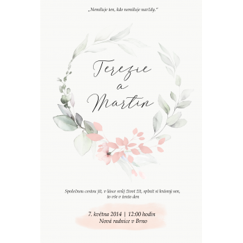 Svatební oznámení WISH