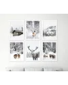 Sada plakátů WINTER DEER