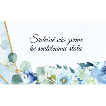 Svatební oznámení GOLDEN BLUES