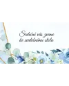 Svatební oznámení GOLDEN BLUES