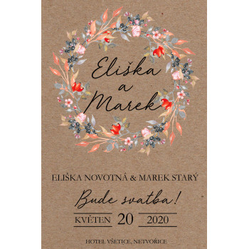 Svatební oznámení AUTUMN