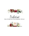 Svatební oznámení RED ROSES