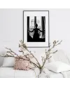 Plakát GIRL IN PARIS | dívka v okně v Paříži
