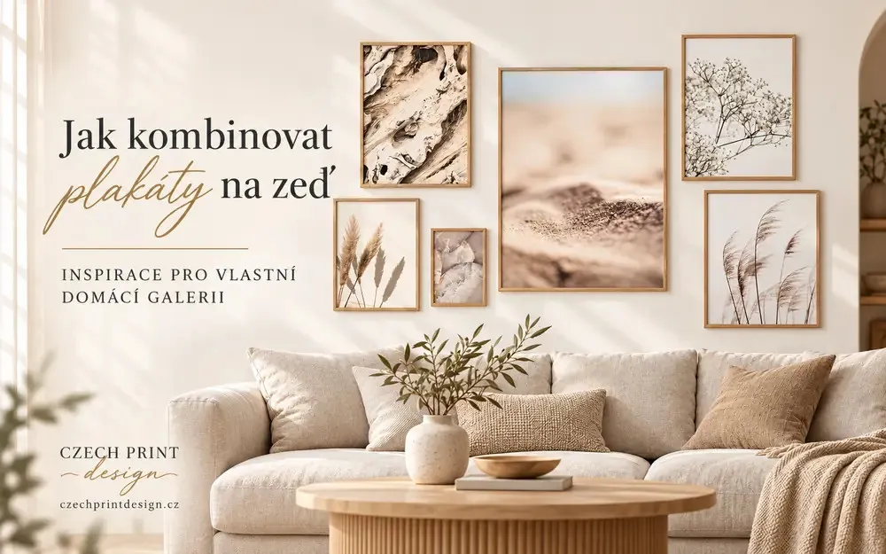  Jak kombinovat plakáty na zeď
